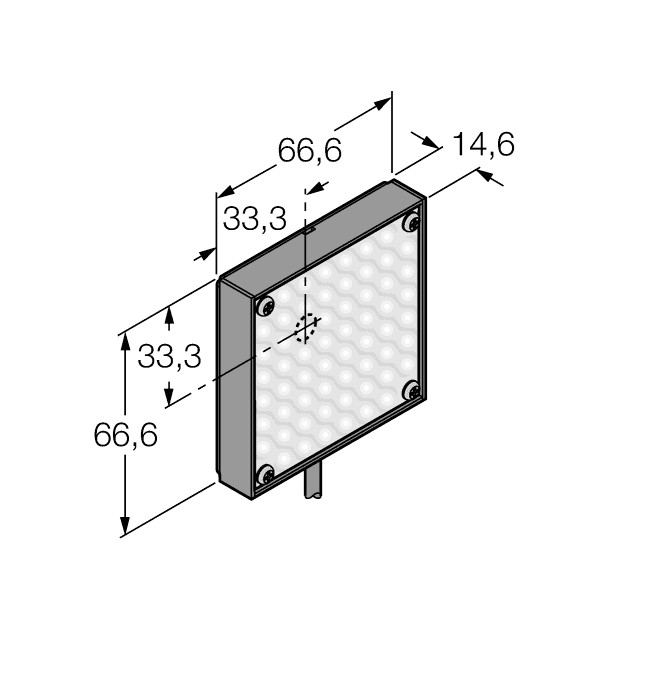 LEDWA62X62W