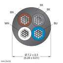CABLE46PS-100/TXL