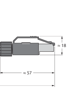 Thumbnail for RJ45 RJ45 841-0.3M