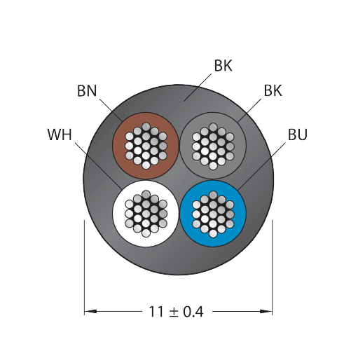 CABLE44PT-100/TXL
