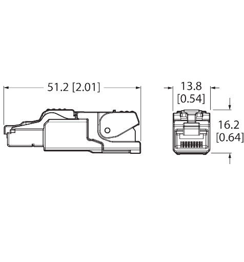 CONNECTOR-FW-RJ45S-84-IDC