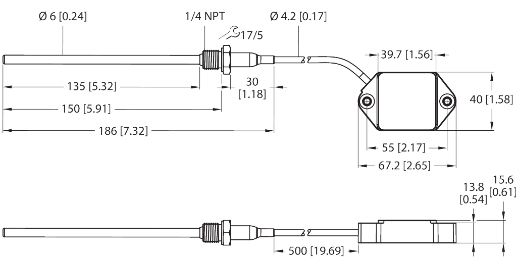 TW-Q40-L67-1EXT-TD-1/4-500-L150-I-B1378