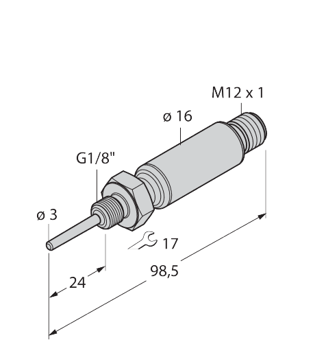 TTMS-103A-G1/8-LIUPN-H1140-L024 5/50°C