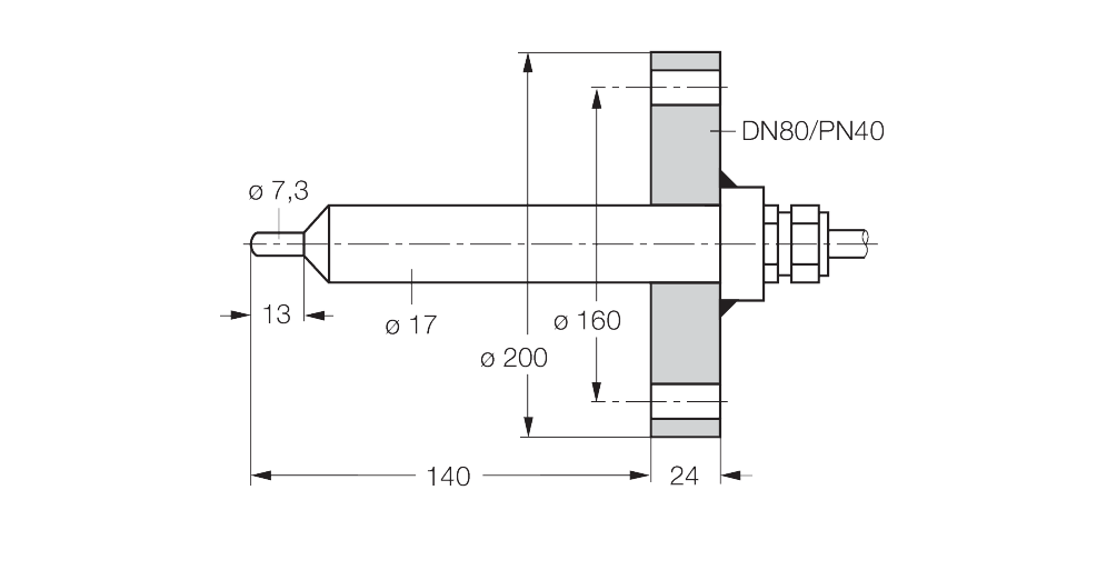 FCS-DN80A4-NAEX/L140/D024